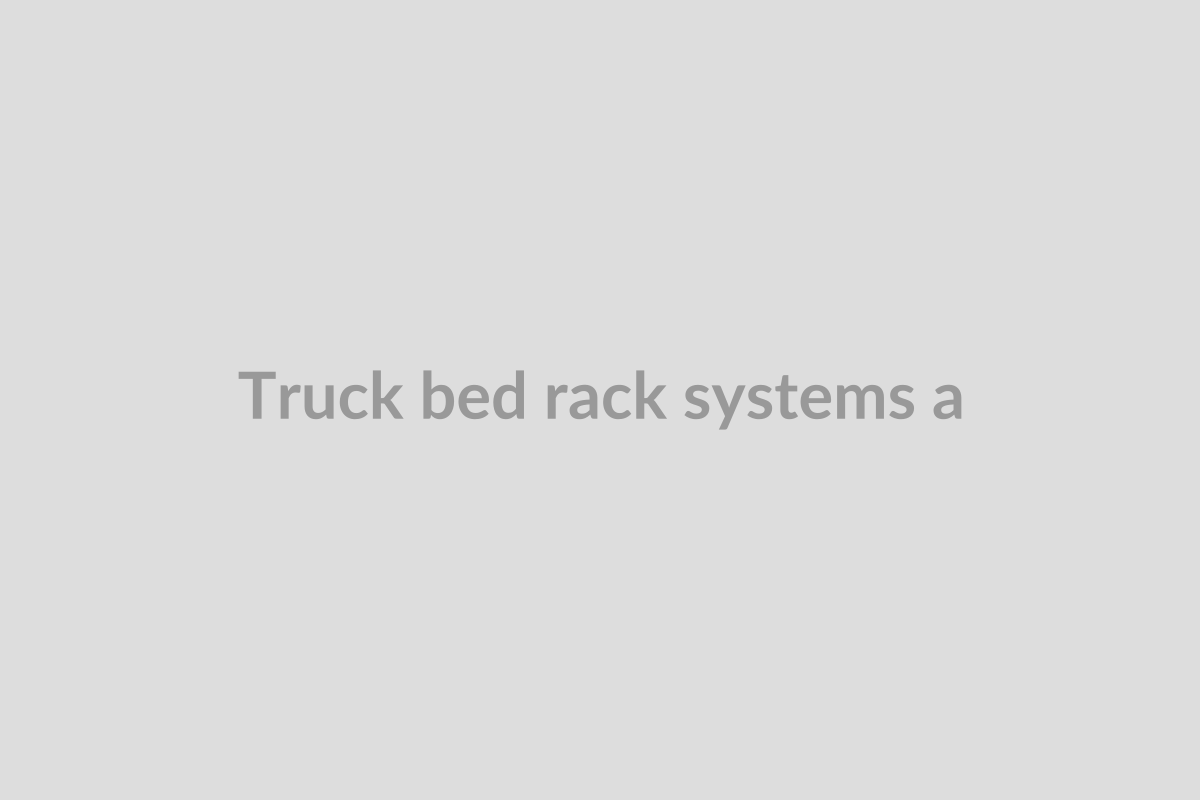 Truck Bed Rack Systems (Aluminum)
