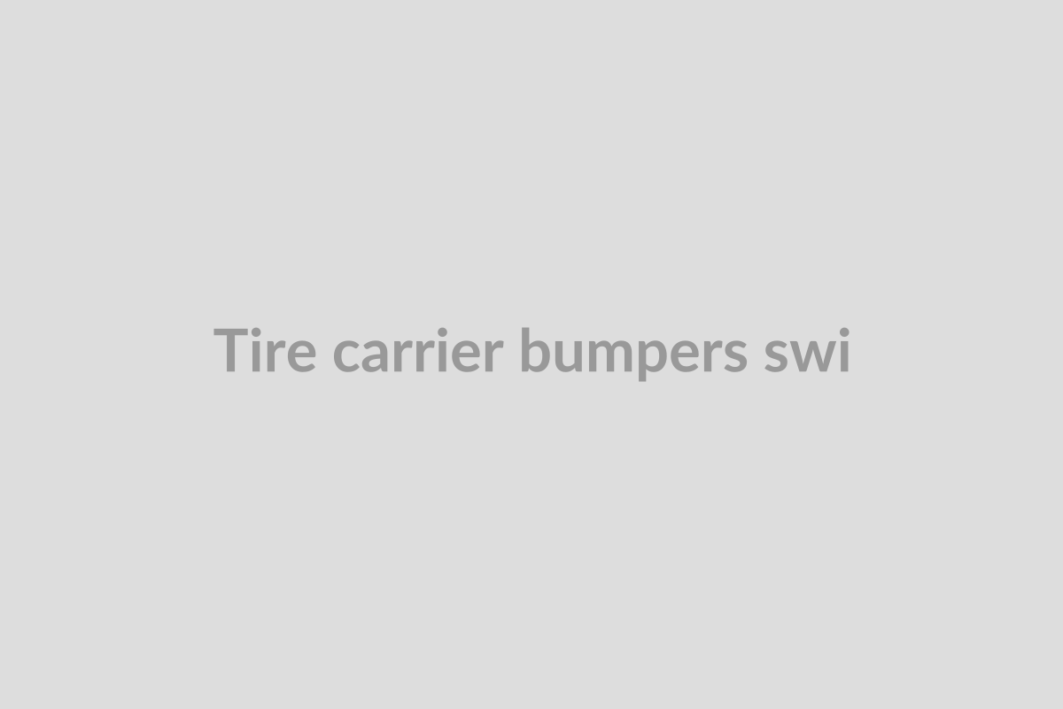 Tire Carrier Bumpers (Swing-Out)
